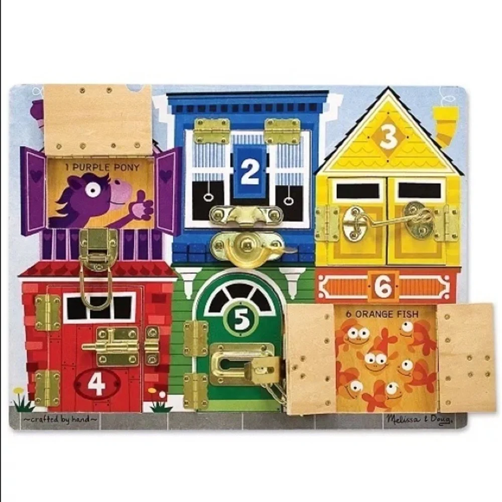 Lastches Board ages 3+ melissa& doug - Picture 1 of 5